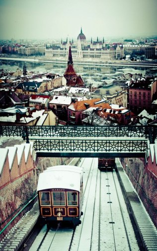Winter-in-Budapest-Hungary